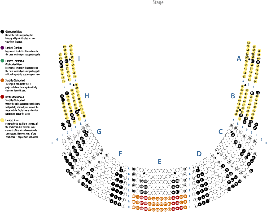 Opera Philadelphia Seating Chart
