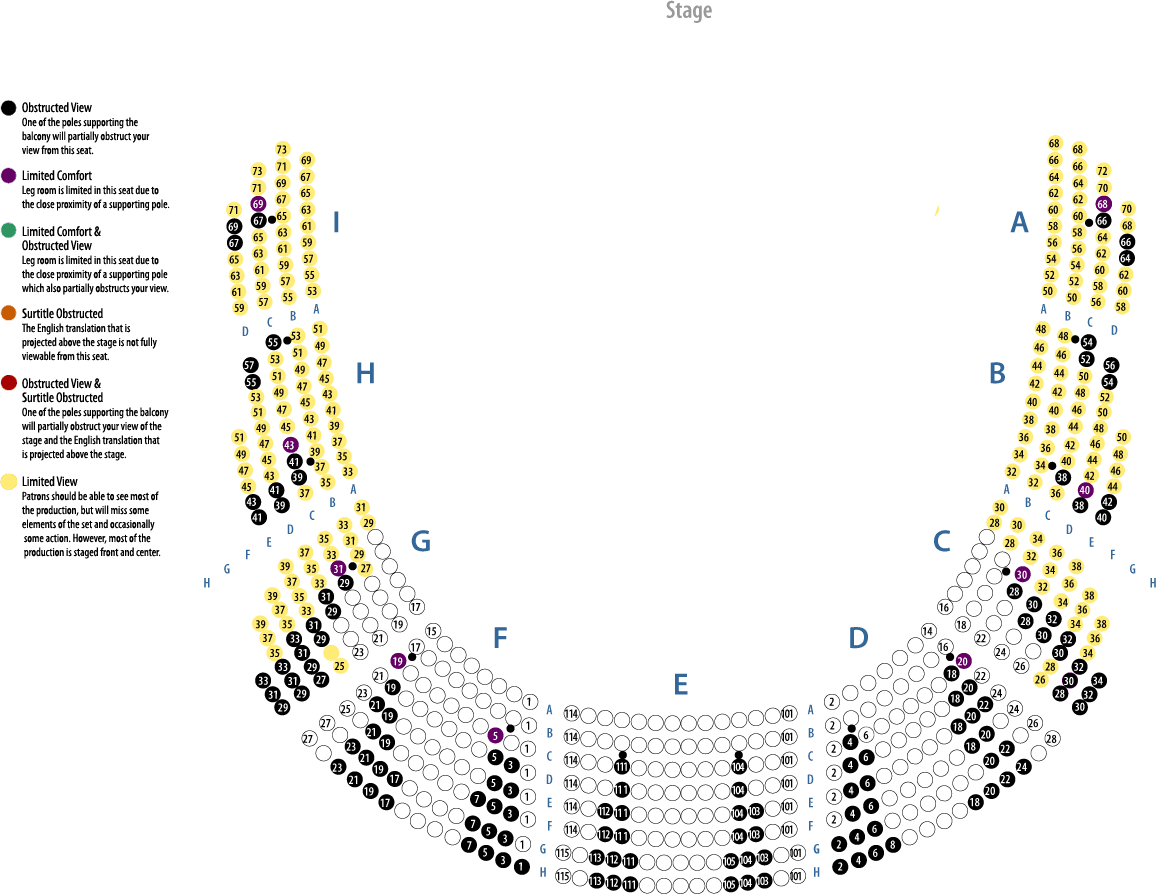 Academy Of Music Philadelphia Pa Seating Chart